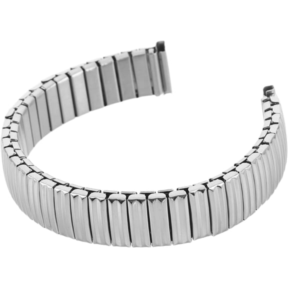 Men's Stainless Steel Elastic Watch Band Replacement Strap for Men