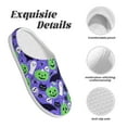 thumbnail image 5 of Disketp Cute Halloween Women's Men's Slippers Plush Slip-On House Slipper for Winter Indoor Soft Cushion Non-slip Fluffy Slides Slippers-8, 5 of 7