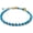 Apatite, variant on 3mm Tiny BeaSoleilie Natural Gemstone Bracelet for Women, Adjustable 7.1" Energy Gem Charm Jewelry, Dainty Handmade Birthday Gift