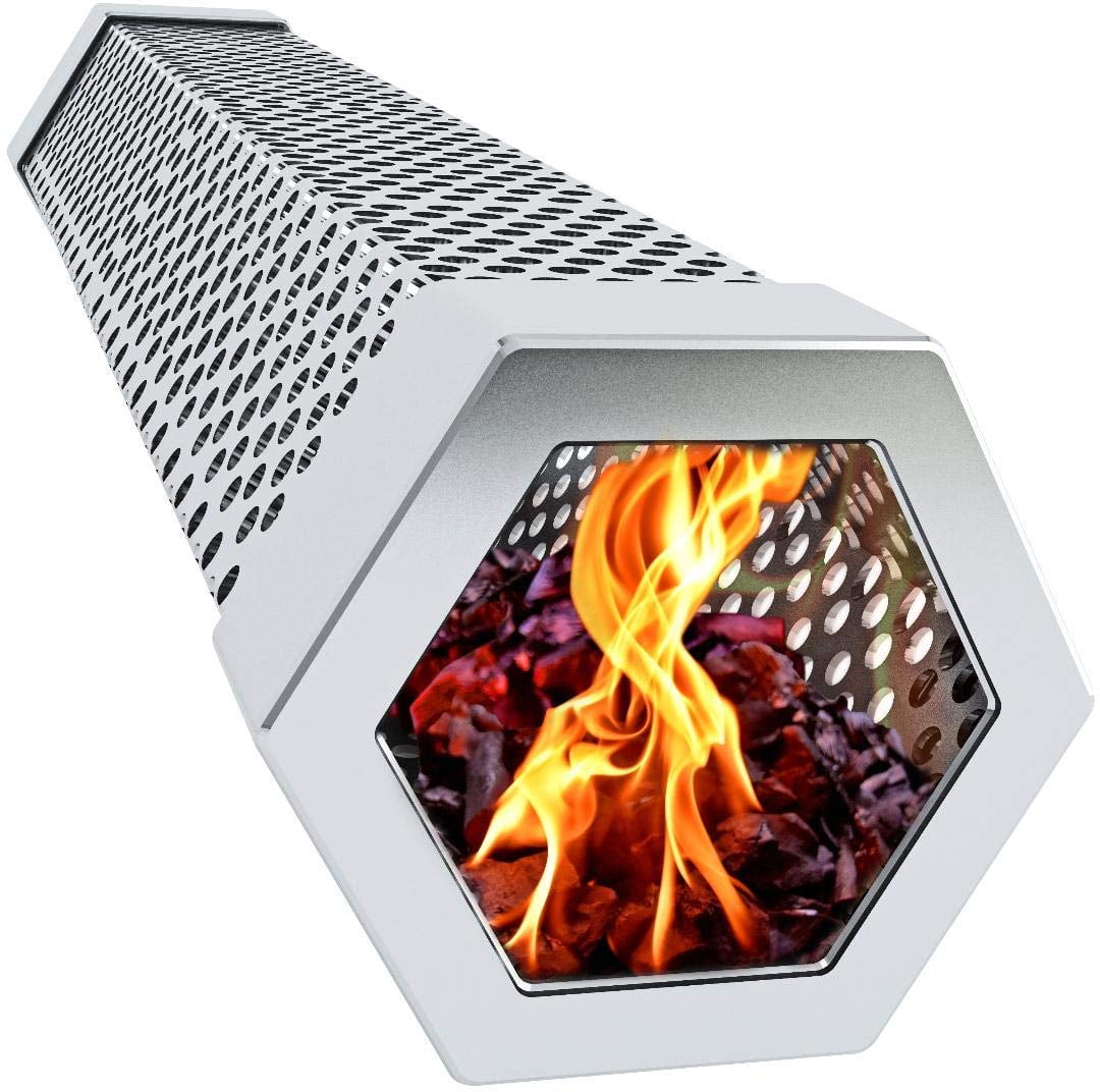 Kona Best Grill Smoker Tube Clean Long Lasting Smoke Hot & Cold