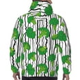 thumbnail image 3 of Bingfone Broccoli 2 Men's Drawstring Hoodie Long Sleeve Pocket Sweatshirts-Medium, 3 of 6
