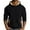 Black, variant on Horkkom Mens Hoodies Pullover Fleece Sweatshirts Winter Warm Hoodies with Pocket Drawstring L