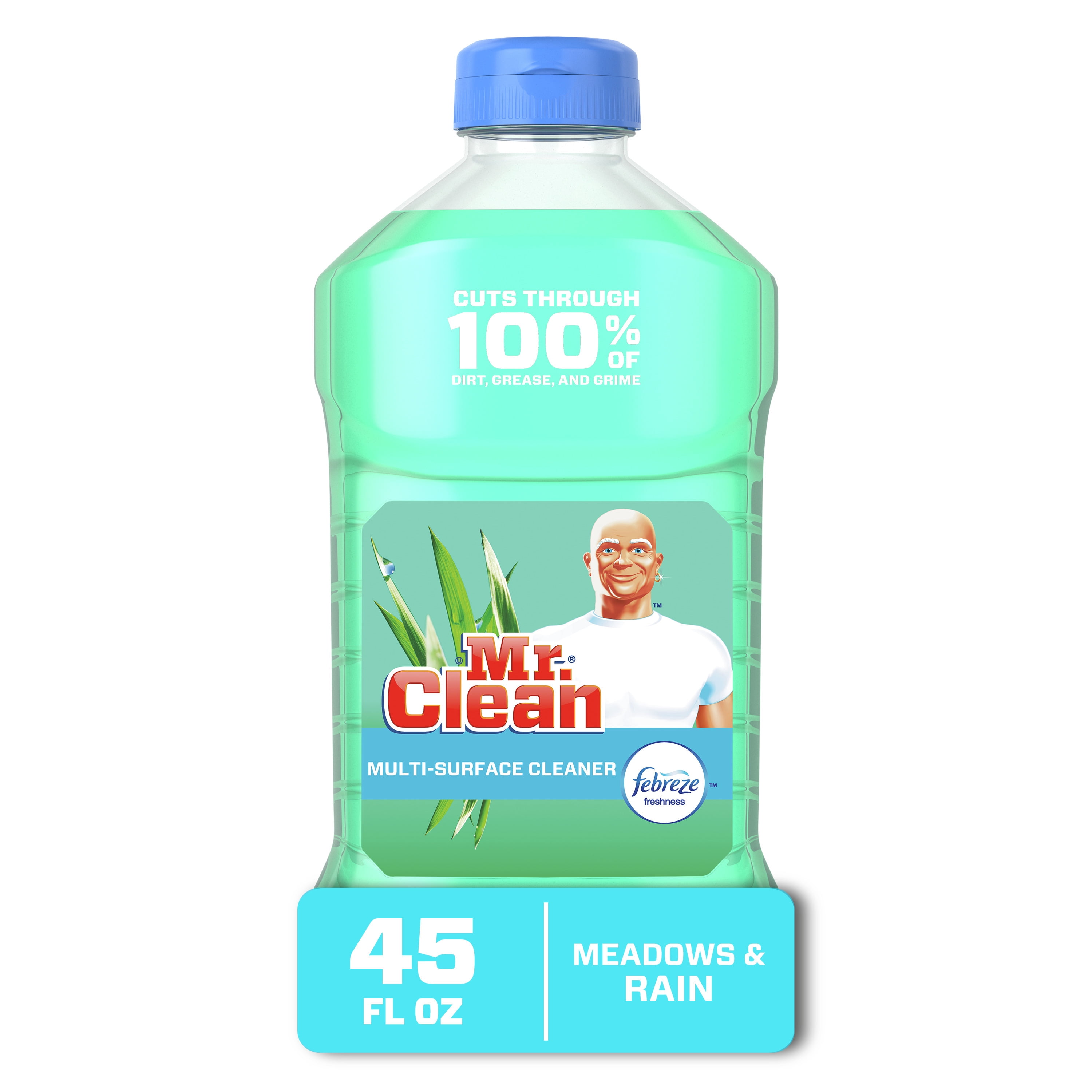 Mr. Clean with Febreze Meadows and Rain Multi-Surface Cleaner, 45 fl oz