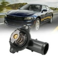 thumbnail image 4 of 05184977AE, Engine Coolant Thermostat Housing Direct Replacement Rustproof Temperature Adjustment Thermostat Assembly  For Car, 4 of 8