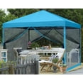 thumbnail image 5 of ABCCANOPY 10 ft x 10 ft Easy Pop up Outdoor Canopy Tent With Netting, Sky Blue, 5 of 6