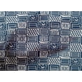 thumbnail image 4 of oneOone Cotton Poplin Dark Navy Blue2 Fabric Geometric African Quilting Supplies Print Sewing Fabric By The Yard 42 Inch Wide, 4 of 4
