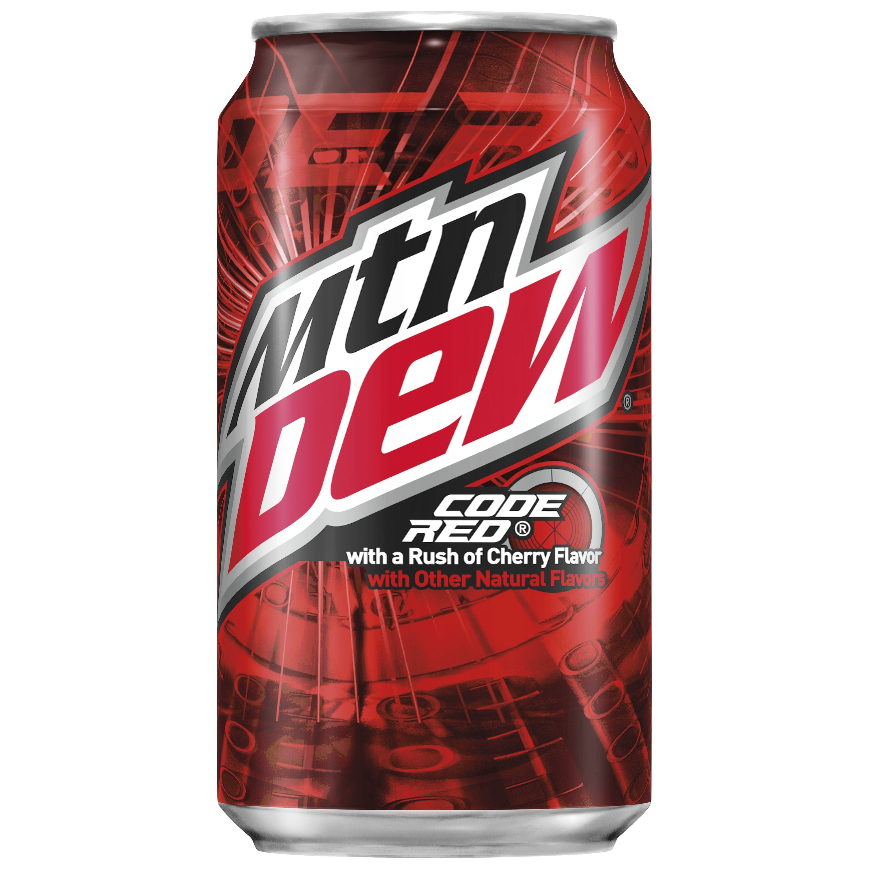 Mountain Dew Code Red Soda 12 Fl Oz Cans 12 Count Walmart Com Walmart Com