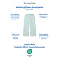 thumbnail image 6 of Garanimals Baby & Toddler Girls Fleece Sweatpants, Wide Leg, Sizes 0-6T, 6 of 8