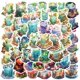 thumbnail image 1 of Pegatinas Microcosmic World In The Cup de vinilo impermeable, 50 unidades, 1 of 4