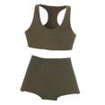 thumbnail image 4 of Ropa femenina a escala 1/6, chaleco sin mangas a escala 1:6, chaleco deportivo informal. Verde, 4 of 9