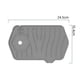 thumbnail image 1 of Almohadilla de drenaje de silicona para fregadero de encimera, protección contra salpicaduras, utensilios de cocina (gris) Likrtyny  Libre de BPA, 1 of 7