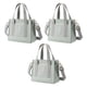 thumbnail image 1 of Mini bolso portátil para mujer, joven y mujer, bolso casual para mujer, bolso de lona, bolso bandoleraGris verde, 1 of 5