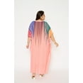 thumbnail image 4 of Oussum Plus Size Kaftan Dress Georgette Caftan Cover-up Dresses, One Size Fit 1X to 3X, 4 of 5