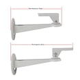 thumbnail image 4 of 2X Mini Projector Wall Mount Universal Metal Projection Rotatable Bracket Holder for YG400 RD805 YG500 GM60 GP9,2 x Projector mount bracket,White, 4 of 8