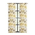 thumbnail image 2 of Achim Poppy Field Floral Rod Pocket Room Darkening Curtain Panel, Grey, 50" x 63", 2 of 6