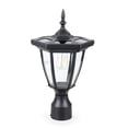 thumbnail image 3 of KMC KMC LIGHTING ST6321Q-A Solar Powered Lamp Post Light Outdoor 75 Lumens 3" Fitting Base Aluminum For Yard, Driveway, Gateway Etc., 3 of 5