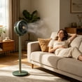 thumbnail image 3 of Electric Fan 1 Pack Retractable Strong Airflow USB Powered Circulation Fan for Home Office Desktop and Floor Use, 3 of 5