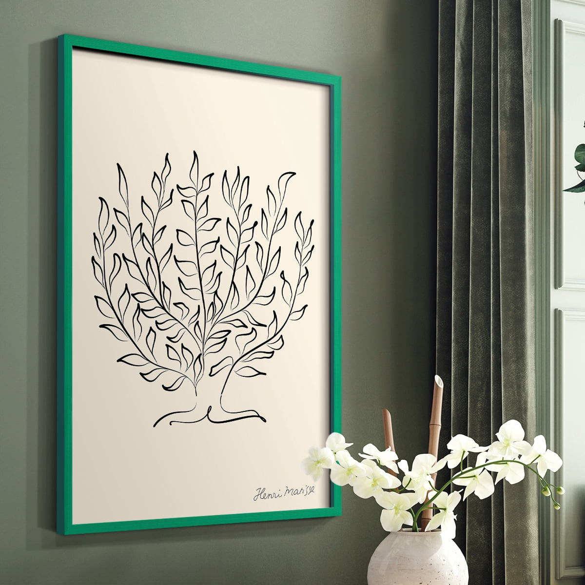 Matisse CCII in Solid Wood 8 x 10 Framed Print