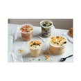 thumbnail image 6 of Pactiv YL2524 24 oz Deli Container Cup Combo Pack with Plastic Lid, Natural - Case of 240, 6 of 6