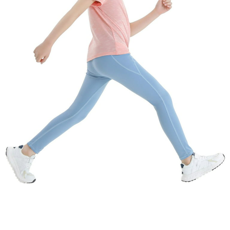 Lightweight Yoga Running Hiking Pants for Kids Girls Dance