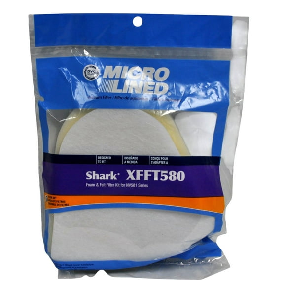 DVC Foam and Felt Vacuum Filter Designed To Fit Shark Style XFFT580 Vacuums NV581