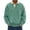 Mint Green, variant on Wutalume Men's Leisure Flip Collar Long Sleeve Pullover Hoodie, Casual Stylish Sweatshirt with Comfort Fit, Perfect for Outdoor and Everyday Wear,Army Green L