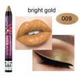 thumbnail image 1 of Iumwxz Lip Gloss Lipstick Pen Eyeshadow Stick Shiny 2 In 1 Set Easy To Color 12 Colors, 1 of 2
