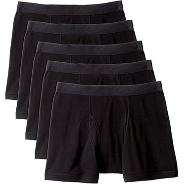 Men's Cotton Boxer Underpants, 5-Pack