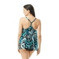 thumbnail image 3 of Coco Reef Womens Cassis Swirl Mesh Layer Underwire Tankini Top C-DD Cups Style-U81035 Swimsuit, 3 of 4