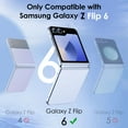 thumbnail image 2 of JETech Front Privacy Screen Protector for Galaxy Z Flip 7 FE 2025 / Z Flip 6 2024, Anti-Spy Tempered Glass Film with Easy Installation Tool, Case-Friendly, 2-Pack, 2 of 7