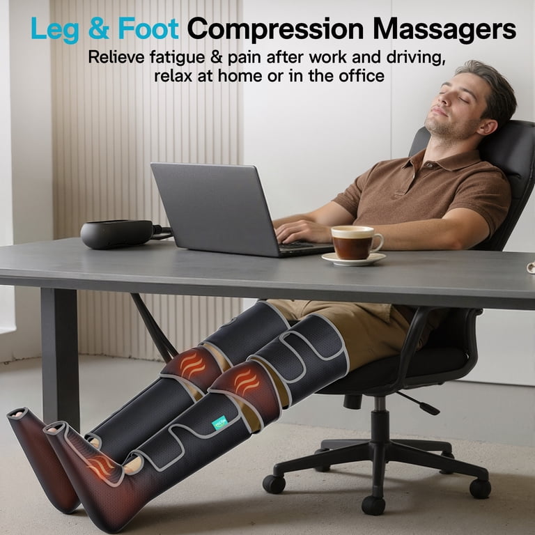 Alljoy Leg Compression Massager with Heat, 6 Modes photo 6