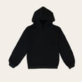 thumbnail image 4 of JUSLIO Hoodies for Boys,Lightweight Pullover Hoodie Sweatshirts,Solid Color Comfortable Long Sleeve Hoodies Outerwear,Black 2 Years, 4 of 5