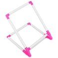 thumbnail image 1 of OULII 1 Set Adjustable Embroidery Frame PVC White Easy Assembly Embroidery Table Stand for, 1 of 8