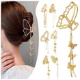 thumbnail image 4 of WYW Pinces à Cheveux à Griffes Femmes Mode-Épingle à Cheveux Papillon Pinces à Cheveux pour Femmes Filles Ados, 4 of 4
