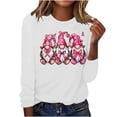 thumbnail image 1 of AOOCHASLIY Caring for Women's Tops Empowering Anti Breast Cancer Awareness Bow Pattern Printing T-Shirt - Soft, Breathable, Crew Neck, Short Sleeve, Relaxed Fit, Casual Wear for Women, 1 of 4