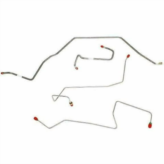 94-97 Ford Ranger 2wd, Rear Wheel ABS, Disc/Drum, Front Brake Line Kit; Pickup Truck; Steel TKT9441OM