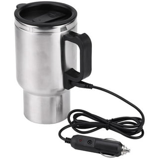 Ovzne Smart Temperature Control Travel Coffee Mug Electric Heated Travel  Mug Stainless Steel Tumbler Smart Heating Car Cup Keep Milk Warm LCD  Display