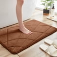 thumbnail image 4 of Fiudx Alfombrilla de Baño Impermeable, Suave Microfibra, Superabsorbente, Antideslizante, Cálida y Cómoda, Ideal para El Lavabo Del Baño, Decoración Del Hogar, Fácil de Limpiar y Lavable a Máquina., 4 of 6