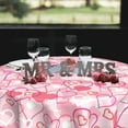 thumbnail image 7 of Valentines Day Round Tablecloth 60 Inch Valentines Day Hearts Love Tablecover Waterproof Table Cloth for Kitchen/Home Decoration, 7 of 7