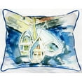 thumbnail image 4 of Betsy Drake ZP226 Three Row Boats Indoor & Outdoor Throw Pillow- 20 x 24 in., 4 of 4