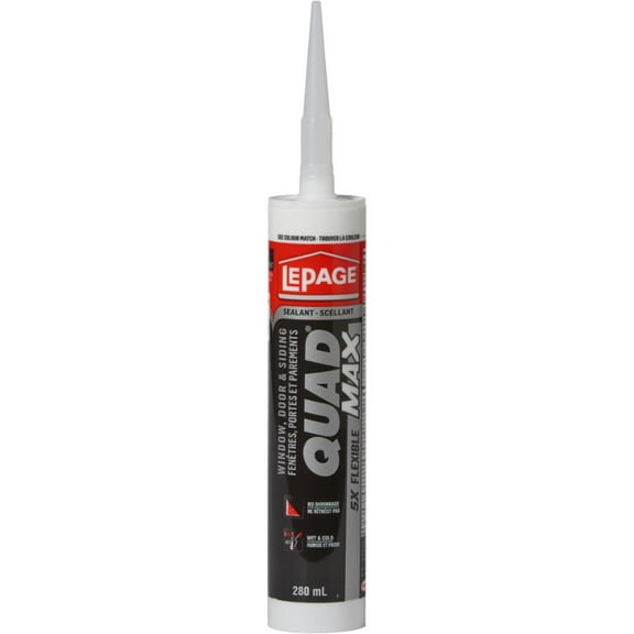 280mL Model Number 001SWH Quad Max White Sealant