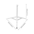 thumbnail image 2 of TABLZONE Beach Supply Iron Umbrella Stand Portable Parasol Stand Triangular Flagpole Bracket Design, 2 of 8