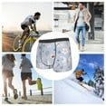 thumbnail image 6 of Kdxio Men's Boxer Briefs with Blue Butterfly Print - Comfortable and Breathable Underwear for Everyday Wear, 6 of 7