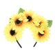 thumbnail image 5 of QUMIIRITY Para El Estilo Bohemio Con Flor De Girasol Para Eventos Y Disfraces, 5 of 7