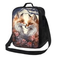 thumbnail image 1 of Balery Romantic Flower Fox Caja de Almuerzo y Bolsa de Almuerzo para Hombres y Mujeres, Bolsa de Almuerzo Reutilizable con Gran Capacidad, Bolsa de Almuerzo Aislada, 1 of 7