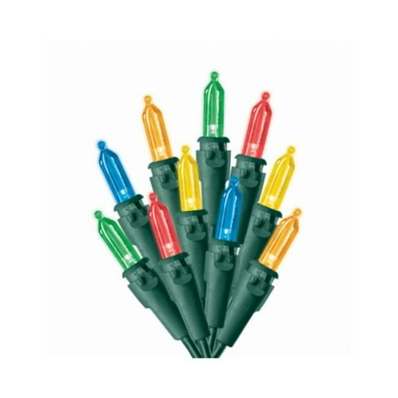 Inliten 130597 50 Count Battery-Operated LED Mini Lights - Multi Color