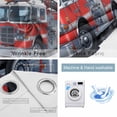 thumbnail image 2 of Fsddascl Fire Trucks Blackout Curtains for Bedroom/Living Room, Thermal Insulated Kitchen Curtains, Modern Cartoons Vehicles Grommet Darkening Window Treatment Drapes 52"x72"x2, 2 of 6