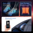 thumbnail image 5 of BestMassage Full Body Zero Gravity Electric Massage Chair,with Wireless Bluetooth Speaker,Black, 5 of 6