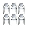 thumbnail image 1 of Chaise à accoudoirs en plastique Heavenly Collection pour salle à manger, 1 of 9