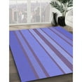 thumbnail image 2 of Ahgly Company Indoor Rectangle Patterned Purple Mimosa Purple Area Rugs, 7' x 10', 2 of 6